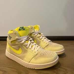 Nike Yellow and Cream Women's Sneakers